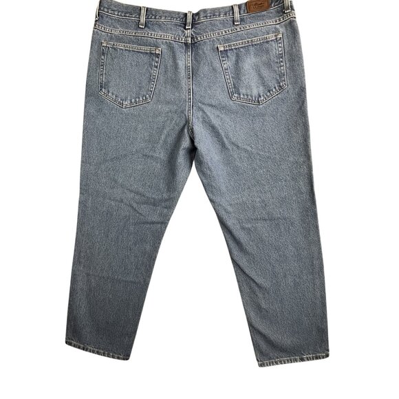 Vintage LL Bean Jeans Mens 44x30 Blue Denim Classic Fit Straight Leg Y2K 220626 - Picture 2 of 16